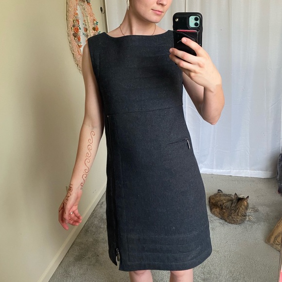Tory Burch grey size small sheath dress - Picture 3 of 8